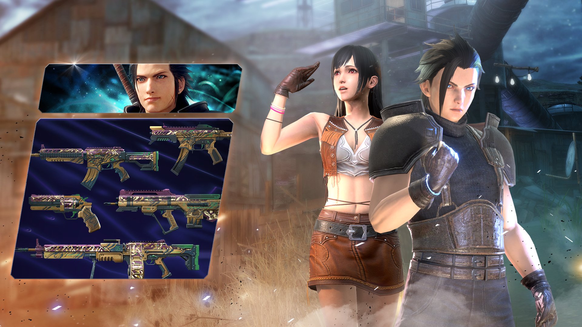 《最终幻想7：第一战士》手游宣布和《最终幻想7：核心危机》联动 推出的捆绑包含有皮肤和武器