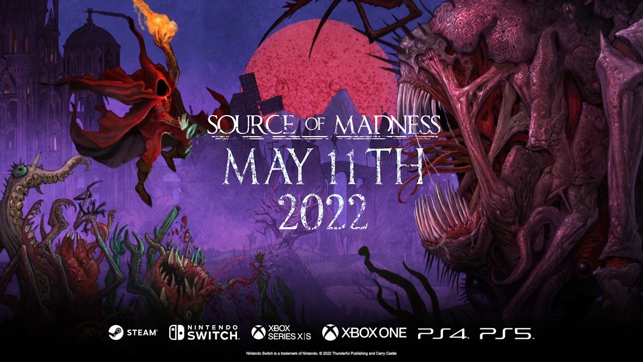 黑暗风格横版动作游戏《疯狂之源》将在5月11日发售 由程序自动生成的敌人永远都不会重复